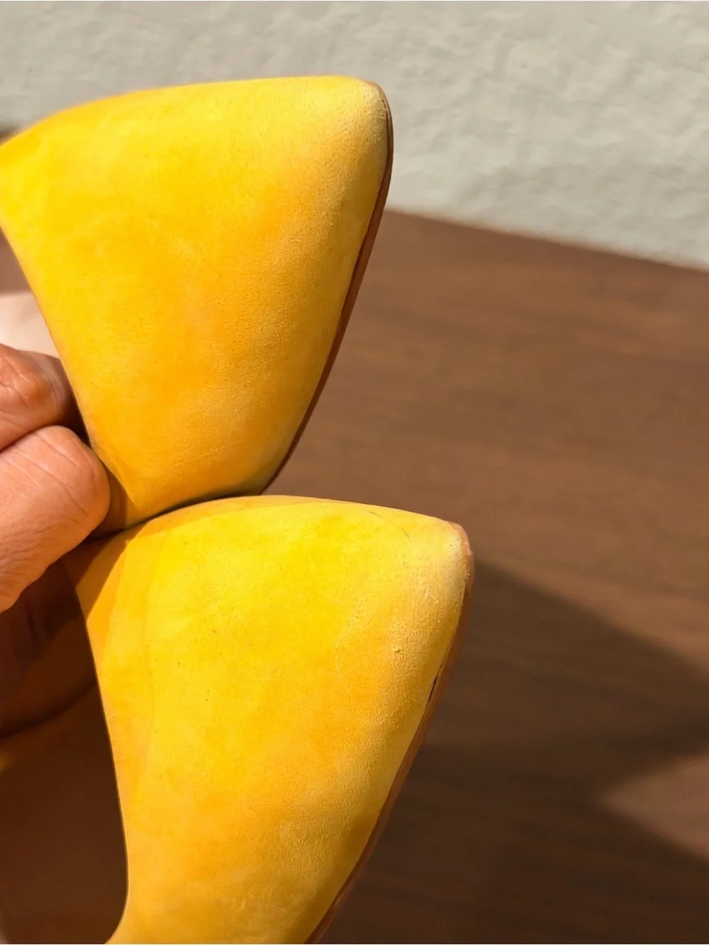 Aldo Mustard Yellow Pointed-Toe High Heels 8.5 womens heels